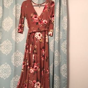 Mother Bee Floral Maxi Dress